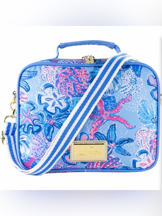 Lilly Pulitzer Handbags - Sold out! Lilly Pulitzer “Bahamas Beachcomber” Crossbody Lunch/Cosmetic Bag